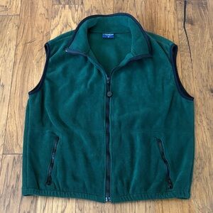 Holloway Men’s Green Fleece Vest size XL